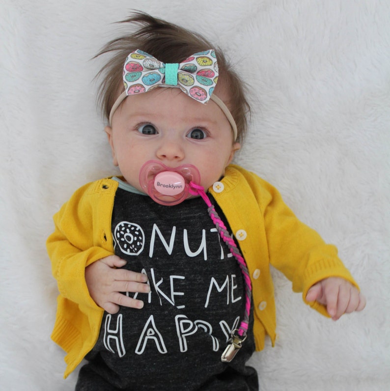 Pacifier Clip Personalized Pacifier Clip Engraved Pacifier Etsy