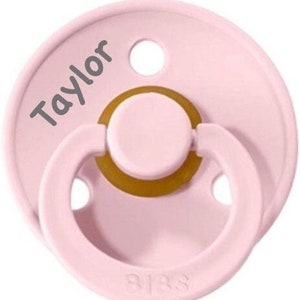 Personalized Pacifier Baby Girl Bibs Pacifier Baby Girl Personalized Bibs Pacifier Baby Personalized Bibs Pacifier Pink Blossom