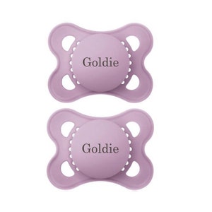 Personalized Pacifiers Baby Girl MAM Matte Personalized Pacifiers Monogram Personalized Pacifiers Baby Girl Gift MAM MATTE Pacifier 0-6