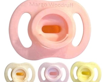 Personalized Pacifiers: 4 Pack Tommee Tippee, Engraved with baby’s name, BPA-Free