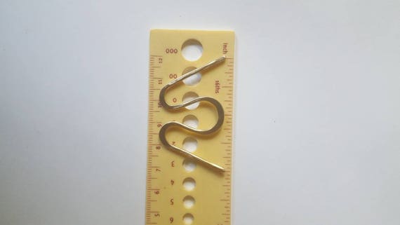 Worn Until Needed, Sterling Cable Needle Ring Knitting Needle Size