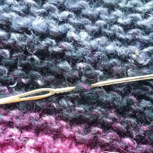 Sock Eyed Yarn Sewing Needle Think feet not fish image 3