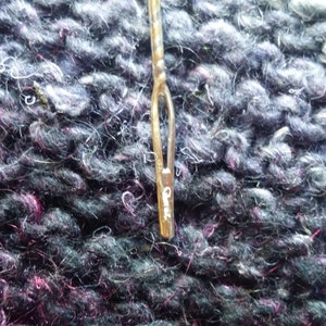 Sock Eyed Yarn Sewing Needle Think feet not fish image 2