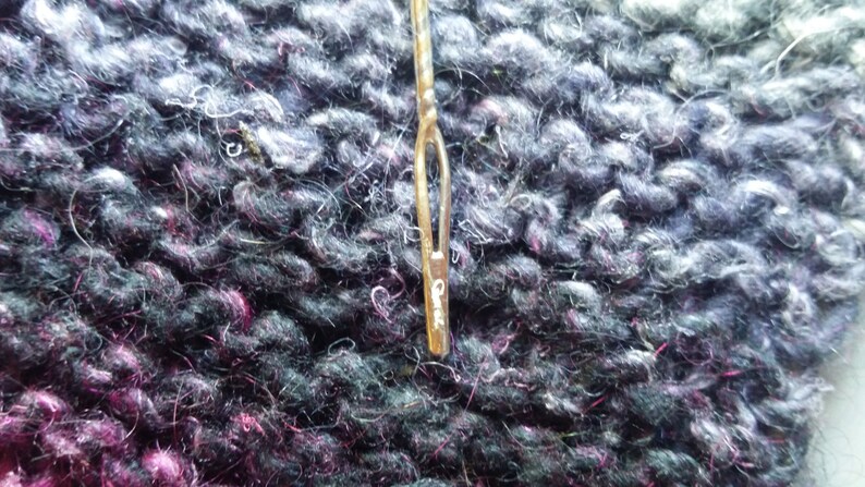 Sock Eyed Yarn Sewing Needle Think feet not fish image 2