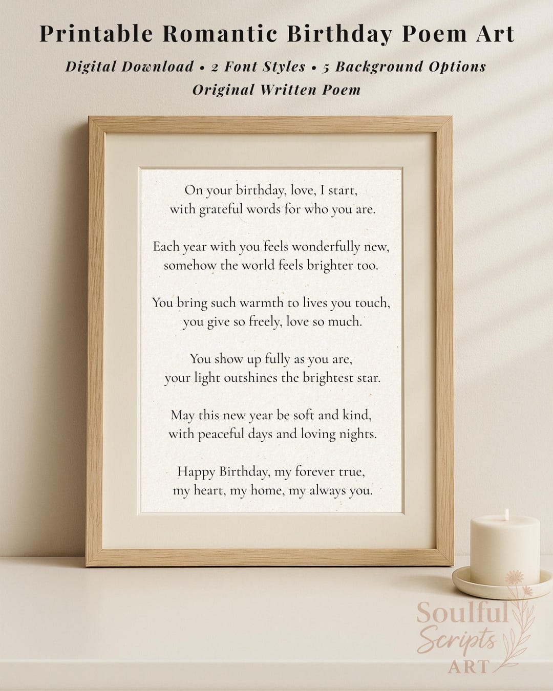 Romantic Birthday Poems Page 3