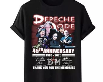 Depeche Mode Shirt, Depeche Mode 1980-2025 Shirt, Depeche Mode 45 Years Shirt