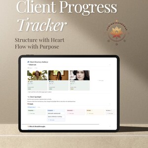 Coaching Client Progress Tracker: Notion Template (digital Download) - Etsy