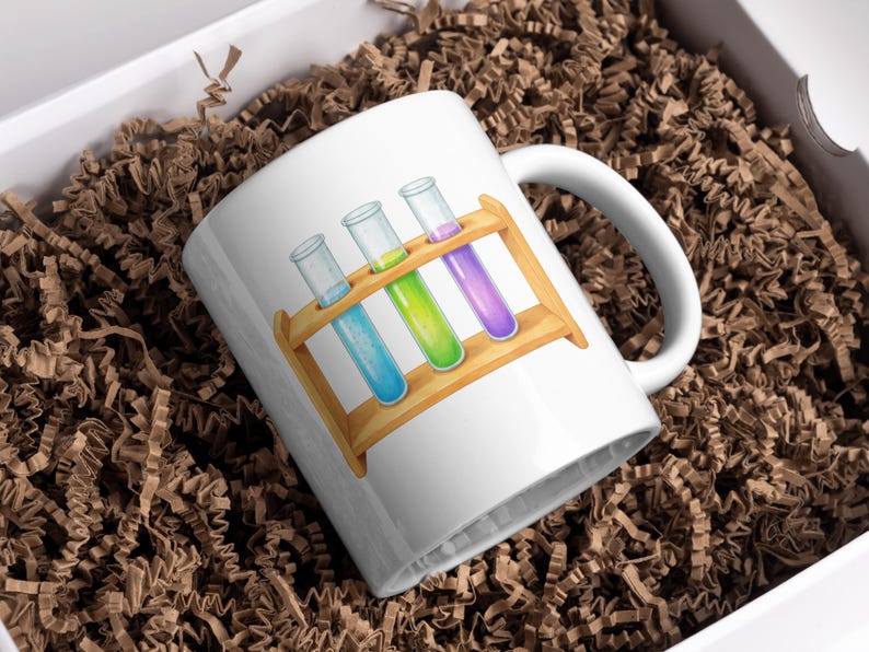 Watercolor Science Clipart Bundle | Cute Chemistry Lab PNG | Back to ...