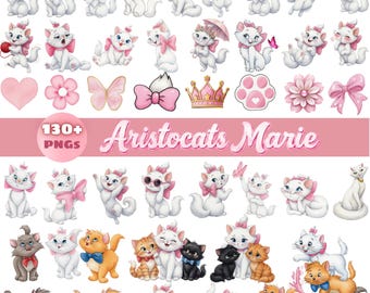 Más de 130 imágenes PNG de acuarela de Los Aristogatos, archivos PNG de Marie de Los Aristogatos para Cricut, imágenes PNG de Los Aristogatos, imágenes PNG de Marie para camisetas, imágenes prediseñadas de Los Aristogatos para descarga instantánea