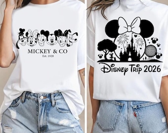 Disney 2026 Bundle, Familienreise 2026 Png, Familienurlaub 2026, magisches Königreich, Maus, Vacay-Modus, Familienreise-Sublimationsdesign, Reise 2026