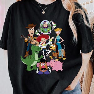 Paquete de más de 140 personajes de Toy Story 5 en formato PNG, imágenes prediseñadas digitales de Woody, Buzz y Jessie, "Tienes un amigo en mí", descarga instantánea. imagen 13