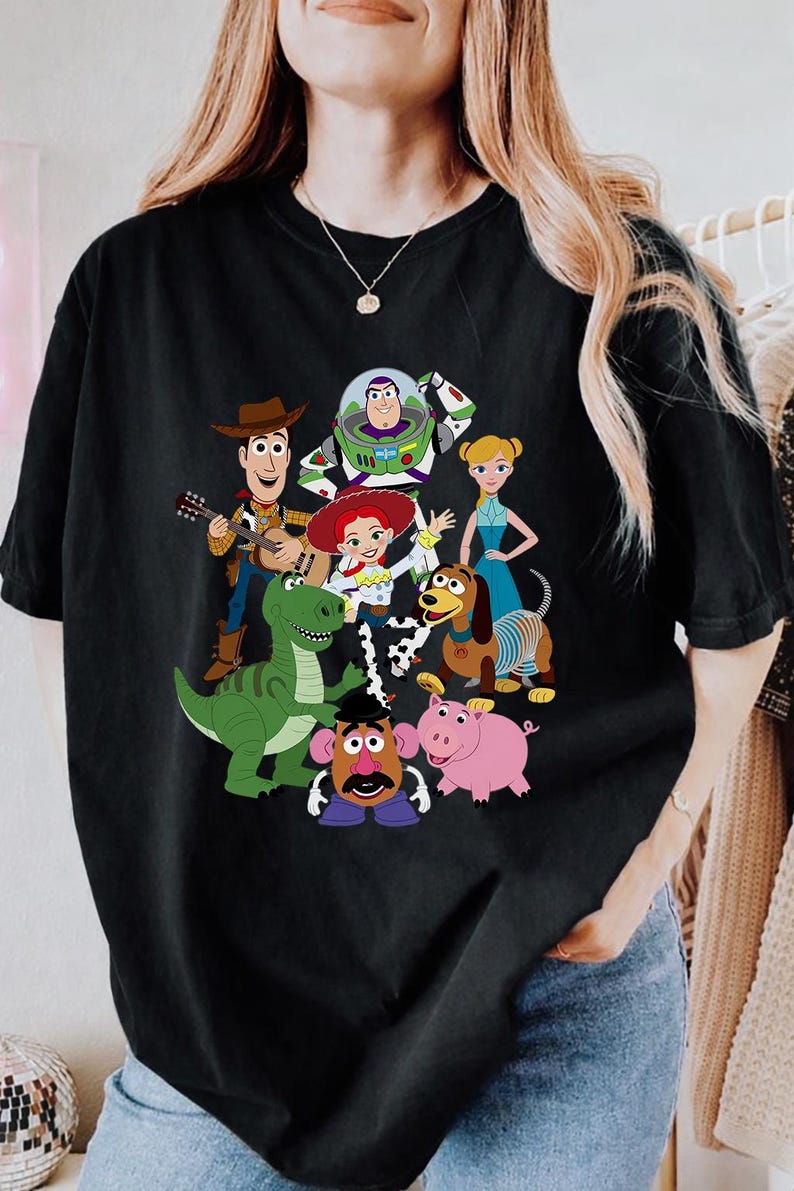 Paquete de más de 140 personajes de Toy Story 5 en formato PNG, imágenes prediseñadas digitales de Woody, Buzz y Jessie, "Tienes un amigo en mí", descarga instantánea. imagen 13