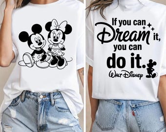 If You can dream it you can do it svg, Walt svg, svg, Zitat svg, Vinyl geschnitten Datei, svg, Pdf, Jpg, Png, Ai druckbare Designdatei