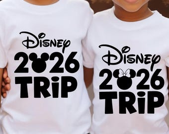 Disney 2026 Bundle, Familienreise 2026 Png, Familienurlaub 2026, magisches Königreich, Maus, Vacay-Modus, Familienreise-Sublimationsdesign, Reise 2026