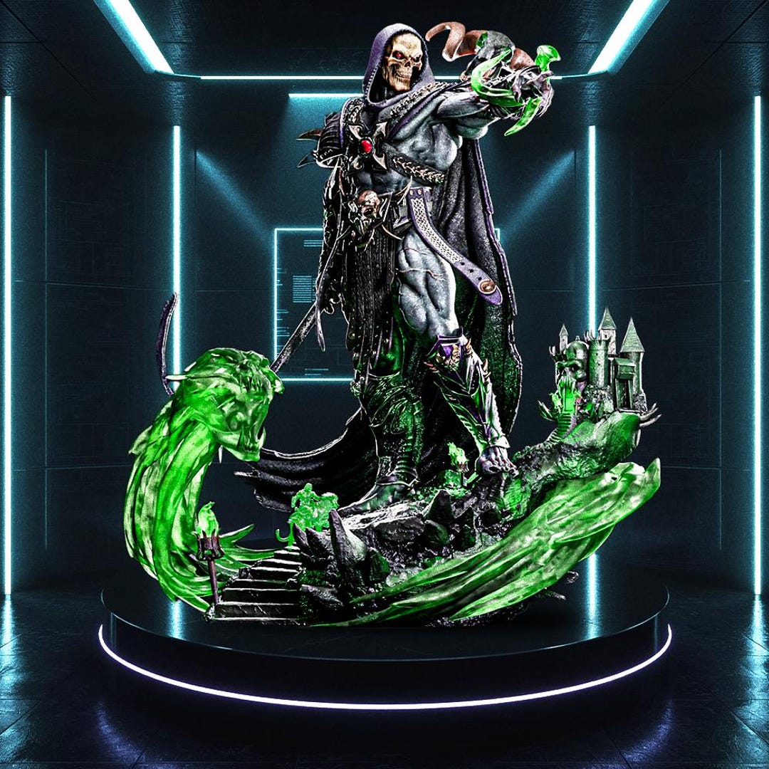 Buy Dark Sorcerer Fanart STL Statue | 1/6 Scale | 3D STL Print File ...