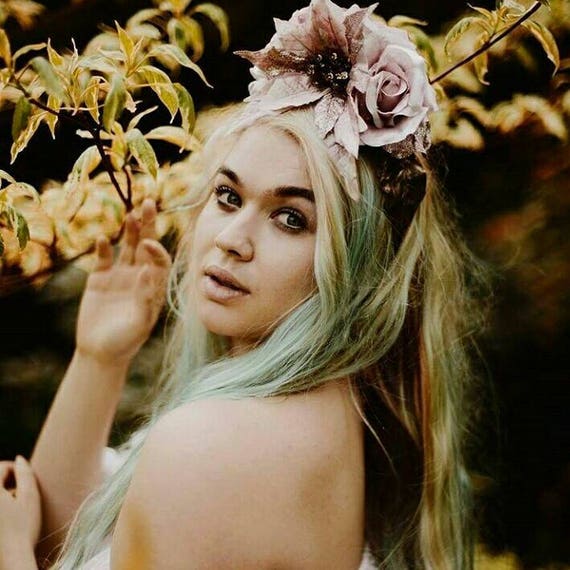 Pink Glitter Rose Couronne Couronne De Princesse Rose