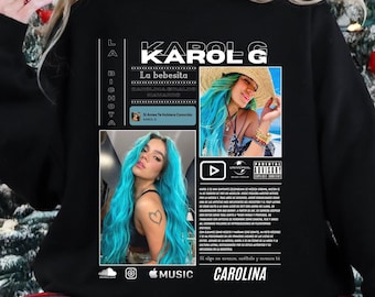 Sudadera temporada Karol G La Bichota, Camisa Manana Sera Bonito 90s, Camiseta Vintage Concierto Karol G Tropicoqueta, y2k, Regalo para ella