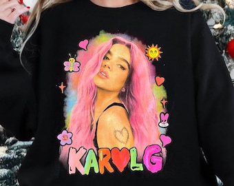 Karol G Bichota Season Vintage Sweatshirt, Manana Sera Bonito 90er Jahre Shirt, Karol G Tropicoqueta Konzert-T-Shirt, y2k, Geschenk für Sie