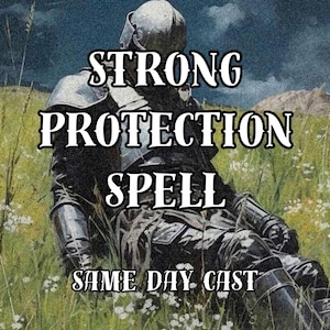 Strong Protection Spell for Safety, Aura Shield, Negativity Block & Spiritual Defense | Digital Download Same Day Cast