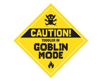 Caution: Toddler in Goblin Mode / Toddler Short Sleeve Tee