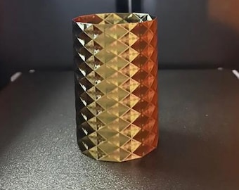 Geometric Pen Holder – 3D Printed Desk Organizer for Office, Home, Study Room – Modern Minimalist Storage for Stationery