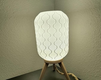 Mid-Century Modern Table Lamp | 3D Printable Retro Home Lighting Decor