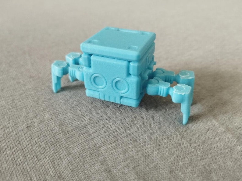 Mini Cube Bot | Transforming 3D Printable Robot Toy | Cute Tiny Cube ...