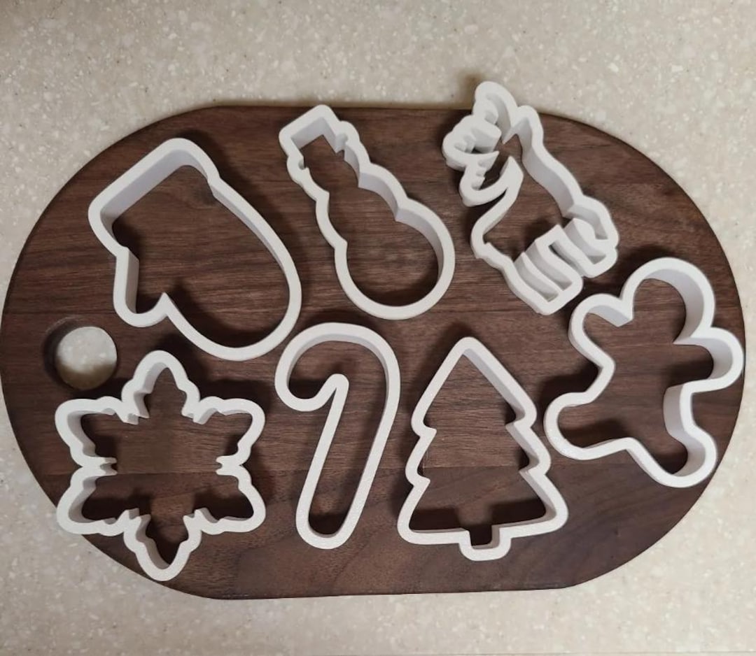 Christmas Cookie Cutter Set 7 Printable 3D Models – Snowman,tree ...