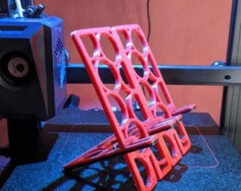 Fichier d'impression 3D pour support pour tablette - Support pour tablette à téléchargement numérique, support pour téléphone, organiseur de bureau réglable, conception d'impression 3D pour la maison et le bureau