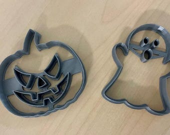 Juego de cortadores de galletas de fantasmas de Halloween, molde espeluznante para hornear para fiesta de Halloween, herramienta de repostería fantasma, accesorios de cocina para hornear de otoño, regalo de Halloween
