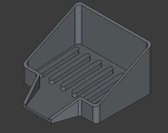 3D Printed Sponge & Soap Holder Functional Drain Tray with Funnel | Kitchen Sink Organizer | Soap Dish Digital 3D Print File