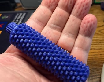 Spiky Clicker 'Ouchie' Fidget STL: rodillo táctil texturizado con sonido de clic, juguete sensorial apto para personas con TDAH, ayuda para concentrarse imprimible en 3D ¡STL instantáneo!