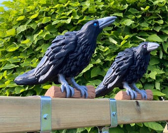 Viking Ravens STL – Huginn & Muninn Odin’s Crows for Playground Decor, Mythical 3D Print, Fantasy Norse Ornament