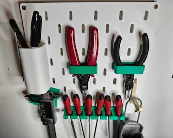 Compatible Perforated Panel STL 3D Printed Part for IKEA Skadis Hanging Panel Freestanding, Easy Assembly, Instant Download For 3D Printers!