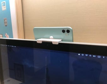 Continuity Camera Mount for iPhone | 3D Printable Monitor Clip | MacBook & Desktop Holder for Stable Video Calls and Recordings