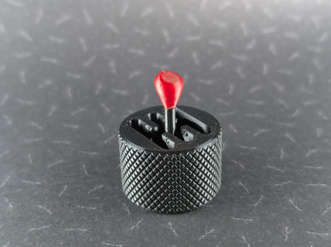 Juguete Antiestrés Con Forma De Palanca De Cambios, Llavero Portátil Para Aliviar El Estrés, Con Sonido De Engranajes, Ideal Para Regalar A Conductores Y Amantes Del Motor