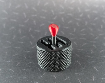 Shift Knob Toy STL | Print-in-Place Gear Shifter | 3D Printable Fidget Toy | Manual Transmission Stress Reliever Model