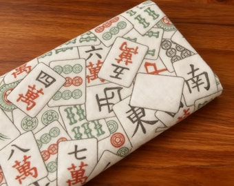Classic Game Fabric mahjong tiles Games Fabric Cotton Fabric By The Half Yard DIY Fabric Handmade mkaterial, Sold by half yard