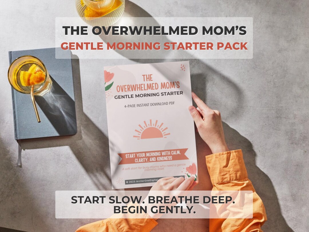 Gentle Morning Reset Printable | Morning Routine Journal for ...