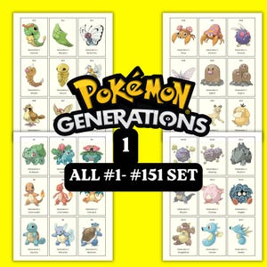 全国ポケモン図鑑 - Etsy 日本