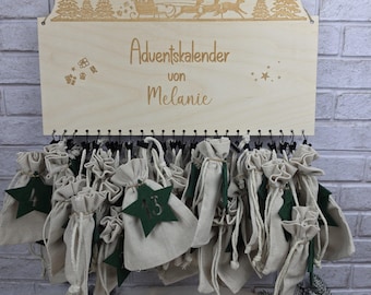 Advent calendars for filling yourself, personalized advent calendars, couples' advent calendars, Christmas calendar ideas, advent calendars for girls