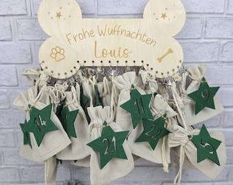 Advent calendar for dogs, Christmas for dogs, Advent calendar to fill yourself, dog Advent calendar, pet Advent calendar
