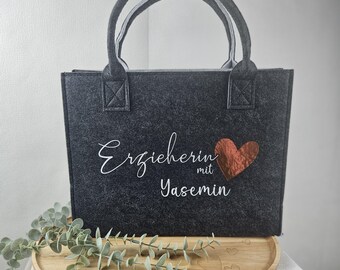 Lehrer Abschiedsgeschenk, Geschenk Erzieherin Abschied, Geschenke für Lehrerinnen, Erzieherin mit Herz, Geschenk für Lehrer Abschied