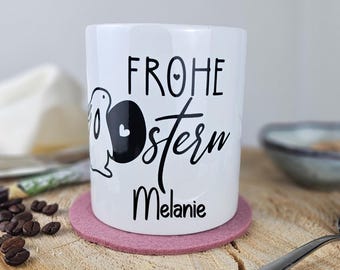 Small Easter gifts, personalized mug, Easter gifts for girlfriend, gifts up to €15, Easter gifts for colleagues, Easter mug