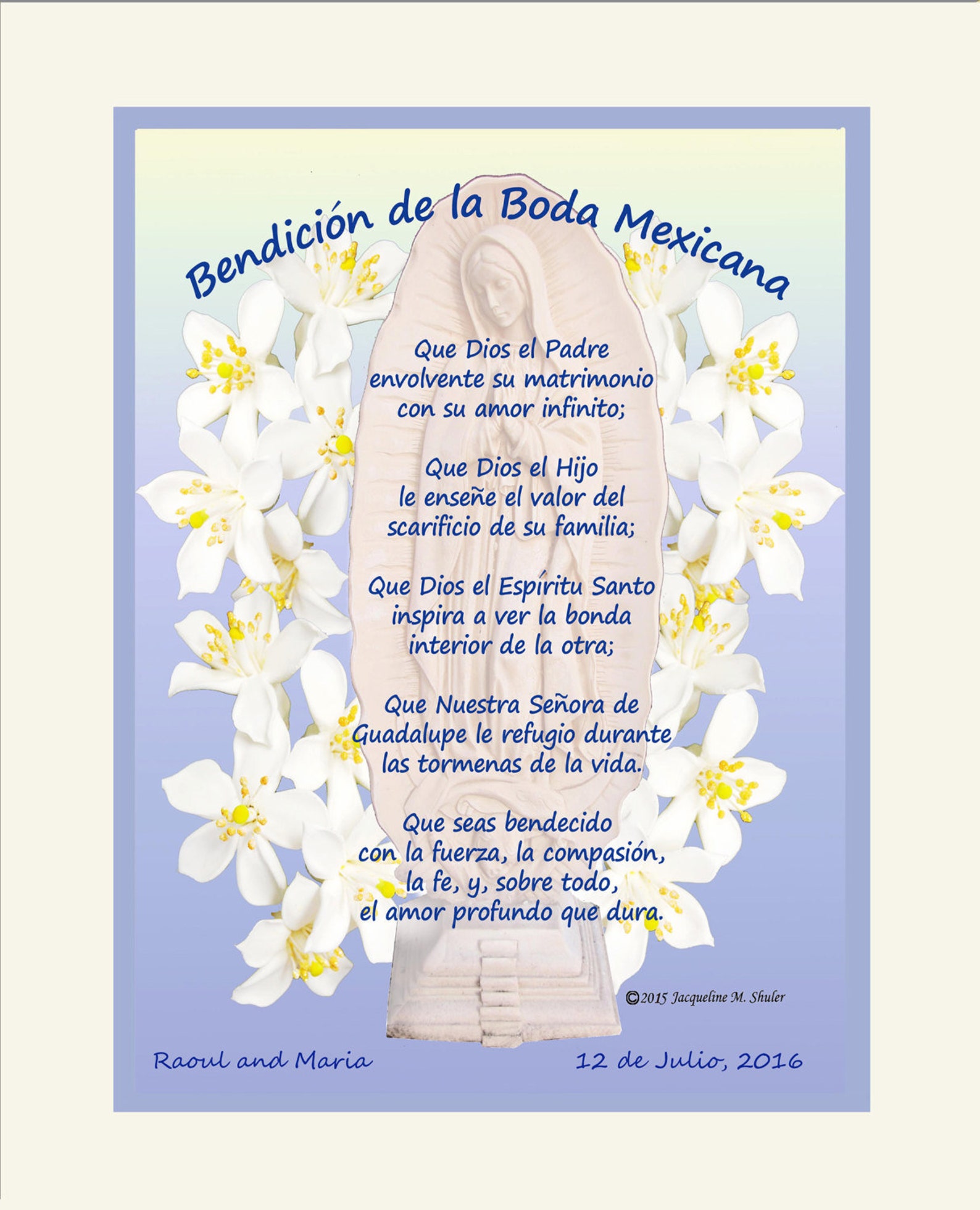 Mexican Wedding Gift Free US Shipping in Spanish or English Etsy