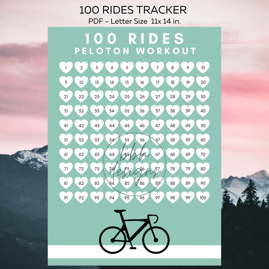100 rides peloton
