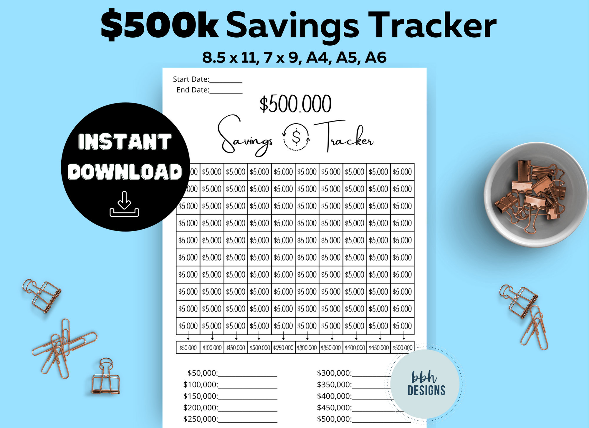 500k-savings-tracker-printable-savings-goal-savings-etsy-ireland
