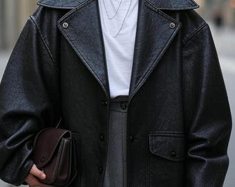 ヴィンテージ 本革 リアルレザージャケット ボンバージャケット 袖太シルエット ZARA】 LIMITED EDITION レザーボンバージャケット (ZARA/ジャケット