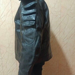 Handmade Black Leather Cyberpunk Armor Suit,Festival Cosplay Outfit, Gothic Rave Wear, Steampunk Costume, LARP Armor, Alternative Fashion image 6