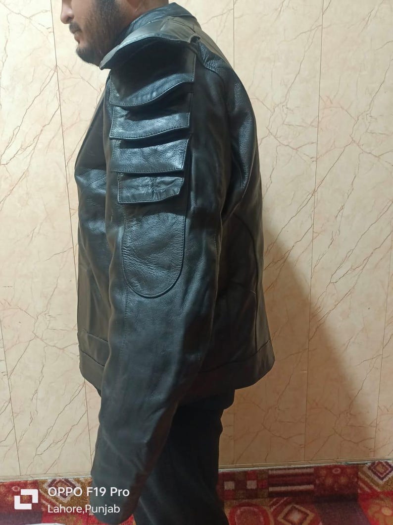 Handmade Black Leather Cyberpunk Armor Suit,Festival Cosplay Outfit, Gothic Rave Wear, Steampunk Costume, LARP Armor, Alternative Fashion image 6